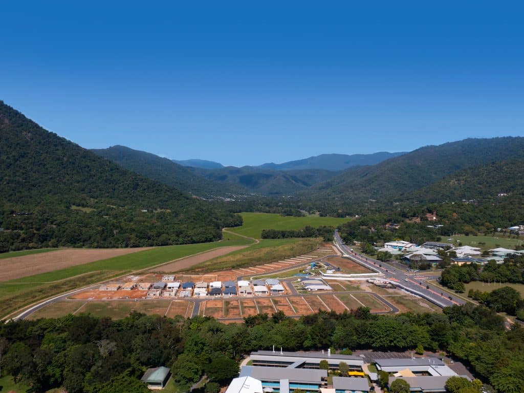 Vistas at Redlych drone shot